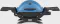 Weber Q1200 Liquid Propane Portable Gas Grill, Blue – 1‑Burner Travel and Camping Grill with Cast‑Iron Grates & Electron