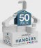 Utopia Home Plastic Hangers 50 Pack Space Saving
