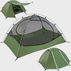 Clostnature Lightweight Backpacking Tent - 1/1.5/2/3/4/6 Person Ultralight Waterproof Camping Tent, 3 Season Large Size Easy Setup Tent for Family, Outdoor, Hiking and Mountaineering