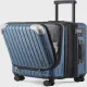 LEVEL8 Grace Carry on Luggage Airline Approved, 20 Inch Expandable Hard Sided Luggages with Spinner Wheels, Harshell Small Rolling Suitcase for Women Men with Tsa Lock, Blue