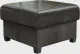 GLAXYFUR Folding Storage Bench, Cube PU Leather Footstool with Legs, Coffee Table, Ottoman with Storage for Living Room, 23.6 x 23.6 x15 Inches, Black