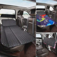 ABE Non-Inflatable Car Mattress, Double-Sided Folding Car Bed Mattress SUV, Portable SUV Mattress, Camping Mattress Back Seat, Back Seat Extender for Dogs (Dinosaur World)