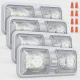 Aaleds RV Lights Interior, 12 Volt Led Lights 1000LM, Camper Lights 8W, RV Led Lights Interior Fixtures 12V, RV Ceiling Dome Light with Switch for RV/Camper/Trailer/Boat/Car (Natural White, 4Pack)