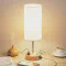 Fenmzee Bedside Table Lamp for Bedroom - 3 Way Dimmable Touch Lamp USB C Charging Port