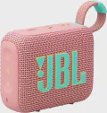 JBL Go 4 - Ultra-Portable, Waterproof and Dustproof Bluetooth Speaker, Big JBL Pro Sound with Punchy bass, 7-Hour Built-in Battery, Made in Part with Recycled Materials (Pink)