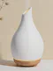 InnoGear Essential Oil Diffuser, 150ml Ceramic Diffuser Handcrafted Stone Aromatherapy Diffusers Ultrasonic Cool Mist Humidifier Vaporizer 2 Mist Modes Waterless for Home, White Vase-Shaped Ceramic