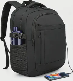 DEYACE Laptop Backpack 17 Inch Large Computer Bag for Men with USB Charger Port 18x14x8 Flight Approved Personal Item Travel Laptop Backpacks