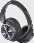 Hybrid Active Noise Cancelling Headphones 120H Playtime Bluetooth 6.0 Over Ear with 6 ENC Mic, Wireless Headphones for Travel and Office